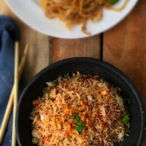 Flavoured Burnt Garlic Fried Rice / Noodles