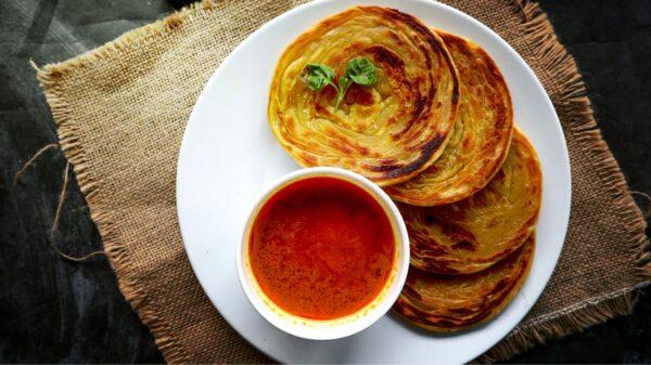 Special Achari Egg Mughlai Paratha