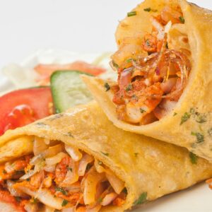 Achaari Egg Chicken Roll
